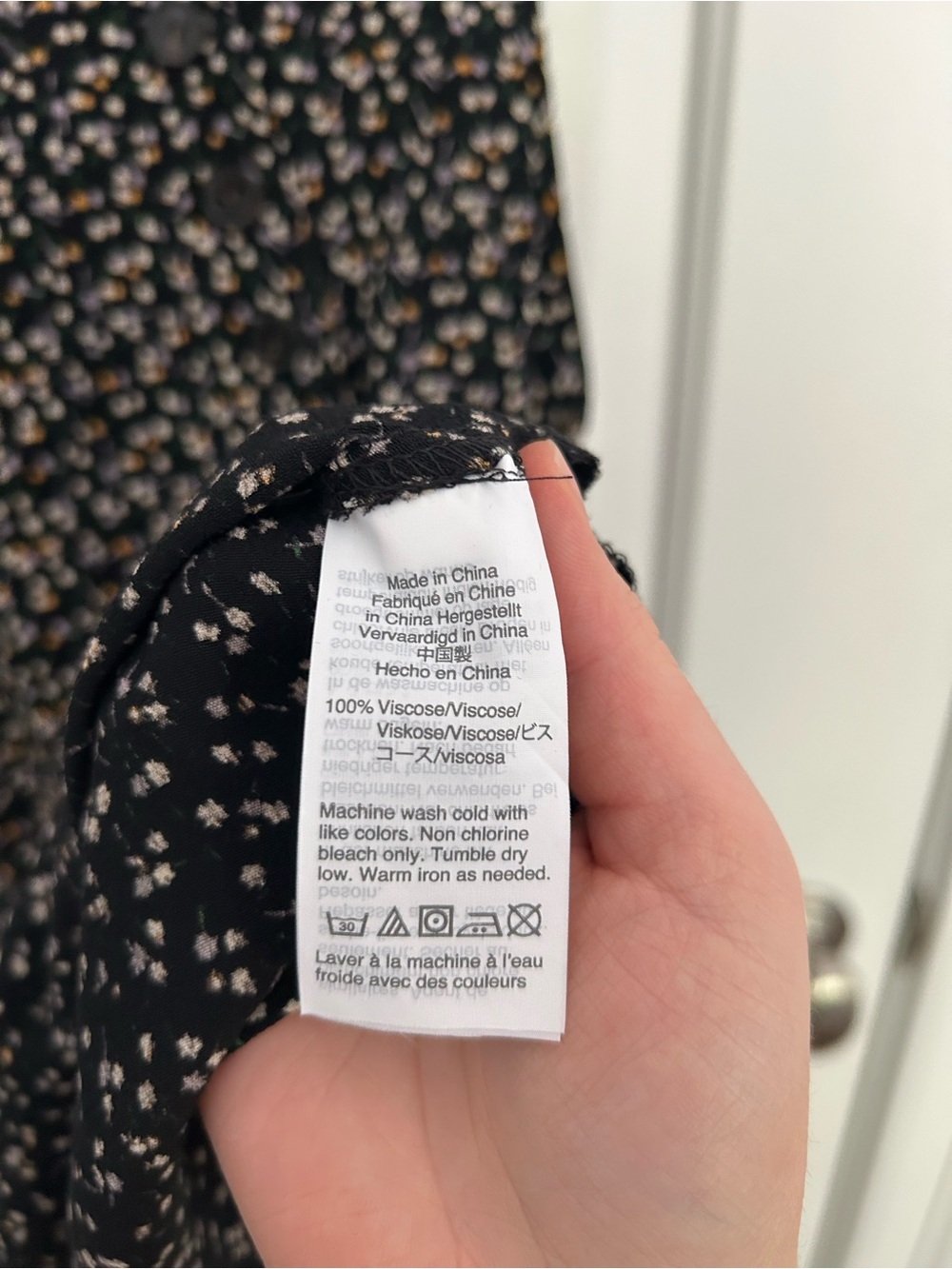 Madewell Button Wrap Dress In Playground Posies - Picture 6 of 6